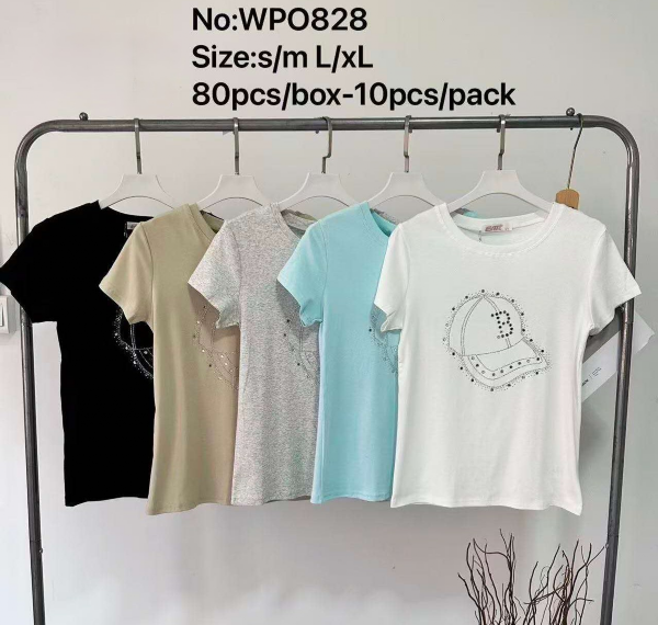 Bluzki damskie Roz S/M-L/XL, Mix Kolor Paczka 10 szt 1